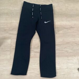 Nike Running Dri Fit Black Cropped Leggings